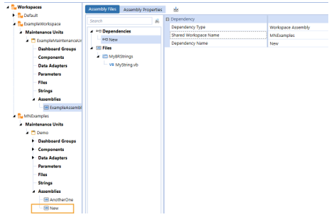 Yellow rectangle box on New button, a file icon for an assembly file with the text of New. 